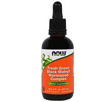 Черный орех NOW Foods Fresh Green Black Walnut Wormwood Complex 60 ml z18-2024