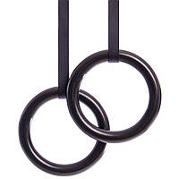 Кольца гимнастические для Кроссфита Zelart FI-928 Черный z14-2024