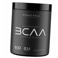 ВСАА с Глютамином Amino BCAA 2:1:1 Powerful Progress 500г Зеленое яблоко (28401001) z15-2024