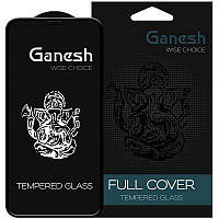 Противоударное защитное стекло Ganesh 3D NEW для Apple iPhone 11 Pro Max / XS Max (6.5") Черный z12-2024