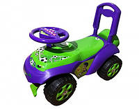 Детская машинка-каталка (толокар) Doloni Спорт (зелено-фиолетовый) 0141/02 z12-2024