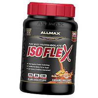 Чистый изолят сывороточного протеина Allmax Nutrition Isoflex 907 г Макьято карамель (29134005) z15-2024