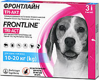 Капли противопаразитарные для собак Boehringer Ingelheim Фронтлайн ТРИ-АКТ 10-20 кг M 3x2 мл