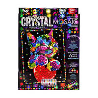Креативное творчество Crystal mosaic Кот и сердце Danko Toys CRM-02-02 6 форм элементов NB, код: 8393477