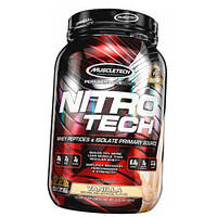 Протеин источник сывороточных пептидов и изолята Muscle Tech Nitro-Tech Performance Series 907 г Ваниль