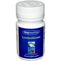 Комплекс для профилактики давления и кровообращения Allergy Research Group Lumbrokinase 60 Ca NX, код: 8031368