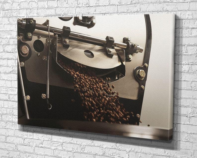 Картина KIL Art для інтер'єру у вітальню Обсмажування кави 80x54 см (856) z111-2024