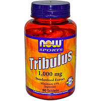 Тестостероновый комплекс NOW Foods Tribulus 1000 mg 90 Tabs IB, код: 7518594