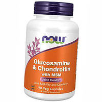 Глюкозамин и Хондроитин с MСM Glucosamine & Chondroitin with MSM Now Foods 90вегкапс (03128001) z15-2024