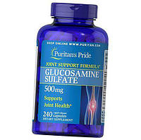 Глюкозамин Сульфат Glucosamine Sulfate 1000 Puritan's Pride 240капс (22095001) z15-2024