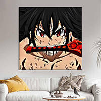 Картина в офис KIL Art Манки Д. Луффи из аниме One Piece 80х80 см (1an_14) z111-2024