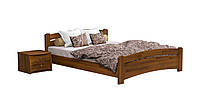 Ліжко дерев'яне Estella Венеція 120х190 Світлий горіх Щит 2Л4 z18-2024