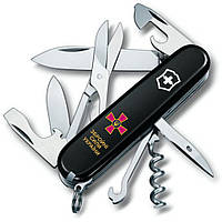 Складной нож Victorinox Climber Army 91 мм 14 функций Эмблема ВСУ и Надпись ЗСУ (1.3703.3_W1011u) z18-2024