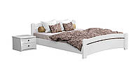 Ліжко дерев'яне Estella Венеція 160х200 Білий Щит 2Л2.5 z18-2024