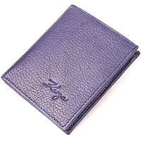 Мужской кошелек из натуральной кожи KARYA 21060 Синий NX, код: 7708650