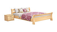 Ліжко дерев'яне Estella Діана 120х190 Бук натуральний Масив 2Л4 z18-2024
