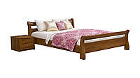 Ліжко дерев'яне Estella Діана 120х190 Світлий горіх Масив 2Л4 z18-2024