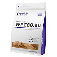 Концентрат Сывороточного Протеина WPC80.eu standart Ostrovit 2270г Арахисовое масло (29250004) z15-2024