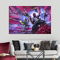 Картина на холсте KIL Art для интерьера в гостиную спальню Guardians of the Galaxy 80x54 см (726-1) z111-2024
