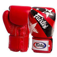 Перчатки боксерские BGV1N Fairtex 10oz Красно-черный (37475016) z15-2024