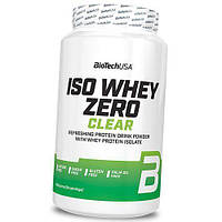 Изолят без сахара жира лактозы и глютена Iso Whey Zero Clear BioTech (USA) 1362г Персиковый ледяной чай