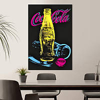 Картина в офис KIL Art Яркие бутылки Кока-Кола 51x34 см (2art_152) z111-2024