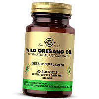 Масло Орегано с Натуральными Антиоксидантами, Wild Oregano Oil, Solgar 60 (71313017) z15-2024
