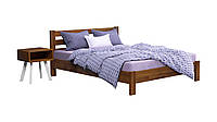 Ліжко дерев'яне Estella Рената Люкс 140х190 Світлий горіх Щит 2Л4 z18-2024