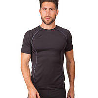 Компрессионная мужская футболка с коротким рукавом LD1102 FDSO 3XL Черно-серый (06508042) z15-2024
