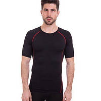 Компрессионная мужская футболка с коротким рукавом LD-1103 FDSO XXL Черно-красный (06508043) z15-2024