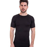 Компрессионная мужская футболка с коротким рукавом LD-1103 FDSO L Черный (06508043) z15-2024