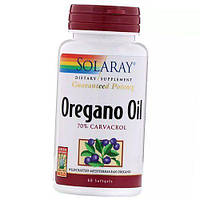 Масло орегано, Oregano Oil, Solaray 60 (71411038) z15-2024