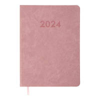 Тижневик Buromax датований 2024 р. DESEO, А5 рожевий (BM.2143-10) h