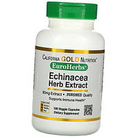 Экстракт травы эхинацеи EuroHerbs Echinacea Herb Extract California Gold Nutrition 180вегкапс (71427002)