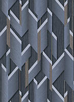 Виниловые обои на флизелиновой основе Erismann Fashion for Walls 2 12090-08 Серый-Синий z12-2024