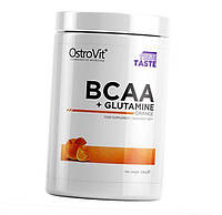 Аминокислоты ВСАА и Глютамином BCAA + glutamine Ostrovit 500г Апельсин (28250001) z15-2024
