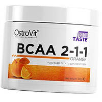 ВСАА Аминокислоты Pure BCAA 2:1:1 Ostrovit 200г Апельсин (28250002) z15-2024