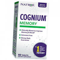 Гидролизат протеина шелка для памяти и концентрации Cognium Natrol 60таб (72358019) z15-2024