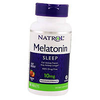 Мелатонин быстрорастворимый Melatonin Fast Dissolve 10 Natrol 60таб Клубника (72358010) z15-2024