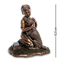 Статуэтка декоративная Мальчик с собачкой Veronese AL32488 z15-2024