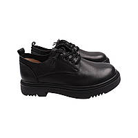 Туфлі жіночі Berkonty чорні натуральна шкіра 407-22DTC 38 z18-2024