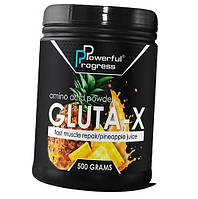 Аминокислота Глютамин Gluta-X Powerful Progress 500г Ананас (32401001) z15-2024