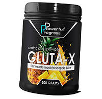 Аминокислота глютамин Powerful Progress Gluta-X 300г Ананас (32401001) z15-2024