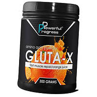 Аминокислота глютамин Powerful Progress Gluta-X 300г Апельсин (32401001) z15-2024