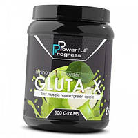Аминокислота Глютамин Gluta-X Powerful Progress 500г Зеленое яблоко (32401001) z15-2024