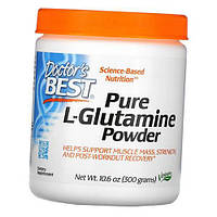 Чистый L-Глютамин в виде порошка L-Glutamine Powder Doctor's Best 300г (32327001) z15-2024