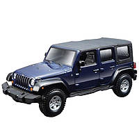 Модель машинки Jeep Wrangler Unlimited Rubicon The black 1