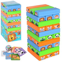 Дженга с животными Star Toys Карточки, кубик, бруски ZT1011A-7