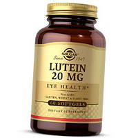 Лютеин, Lutein 20, Solgar 60 гелкапс (72313026) z15-2024