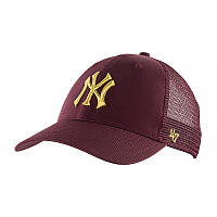 Бейсболка 47 Brand MLB New York Yankees Branson Metallic Бордовый One Size (B-BRMTL17CTP-KM) z111-2024